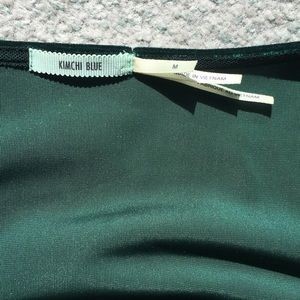 Kimchi Blue Dresses - Green velvet wrap dress Kimchi Blue Dresses - Green velvet wrap dress